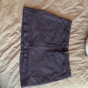 Blue skirt with built in shorts